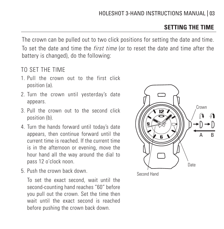 Oakley Holeshot 3 Hand User Manual | Page 4 / 99