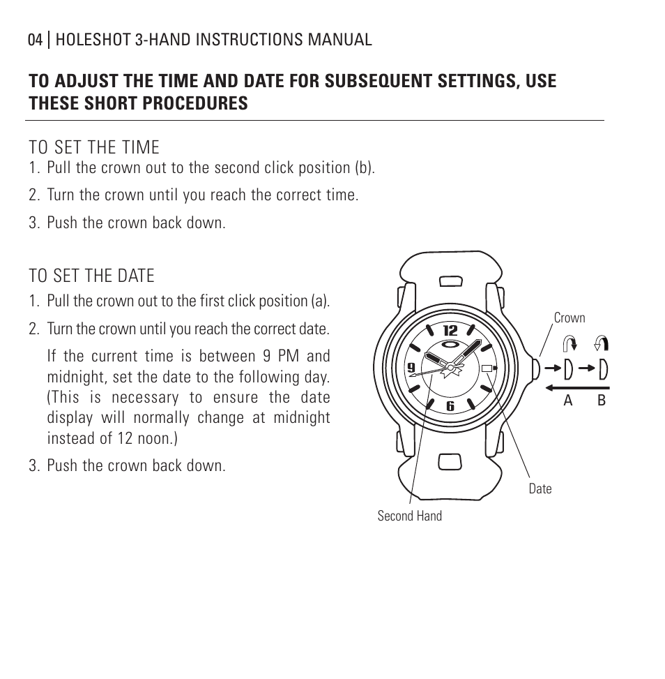 Oakley Holeshot 3 Hand User Manual | Page 5 / 99