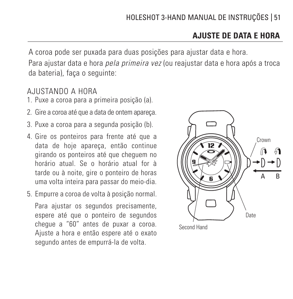 Oakley Holeshot 3 Hand User Manual | Page 52 / 99