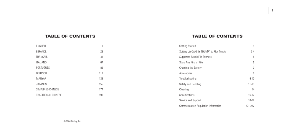 Oakley THUMP User Manual | Page 2 / 14