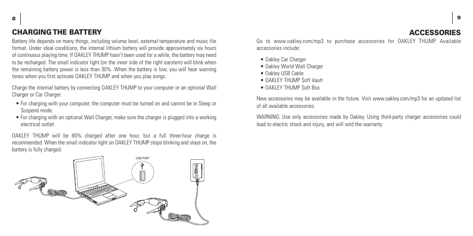 Oakley THUMP User Manual | Page 6 / 14