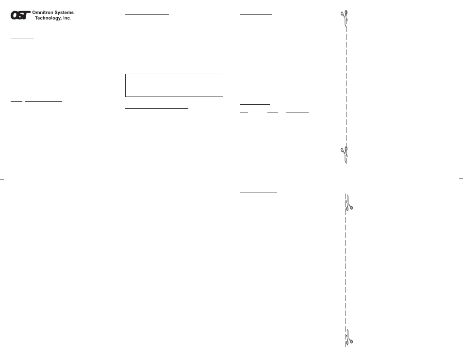 Omnitron Systems Technology FlexPoint 10AUI/T User Manual | 1 page
