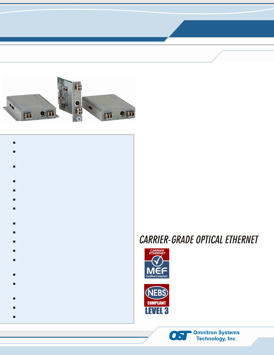 Omnitron Systems Technology iConverter 2GXM2 User Manual | 4 pages