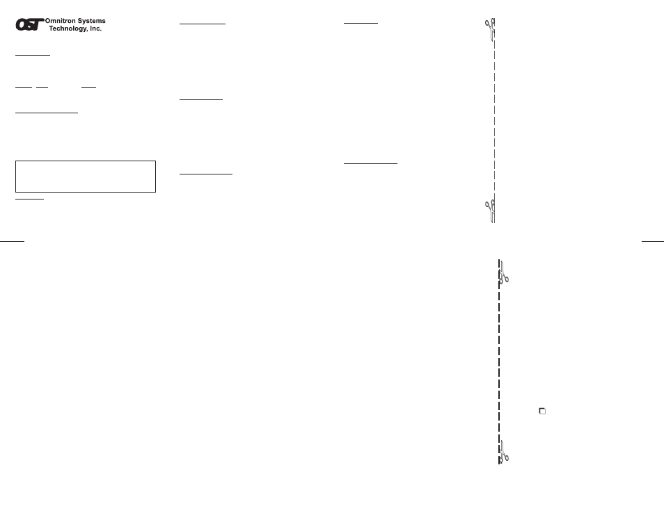 Omnitron Systems Technology FlexPoint TR User Manual | 1 page