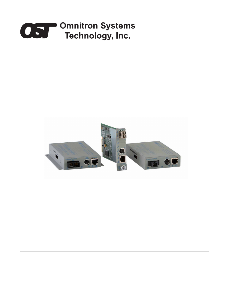 Omnitron Systems Technology iConverter 10/100M User Manual | 47 pages