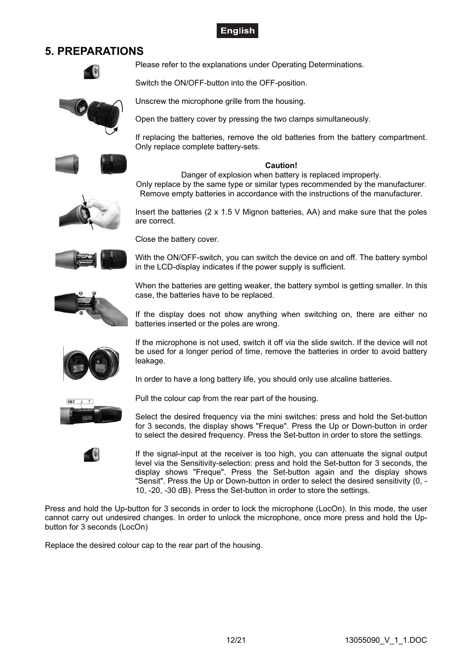 Preparations | Omnitron Systems Technology HM-1000 User Manual | Page 12 / 21