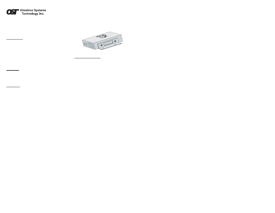 Omnitron Systems Technology FlexPoint 4380 User Manual | 1 page