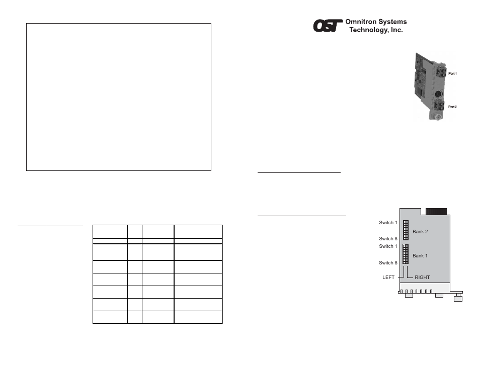 Omnitron Systems Technology Plug-in Module iConverter 2FXM User Manual | 2 pages
