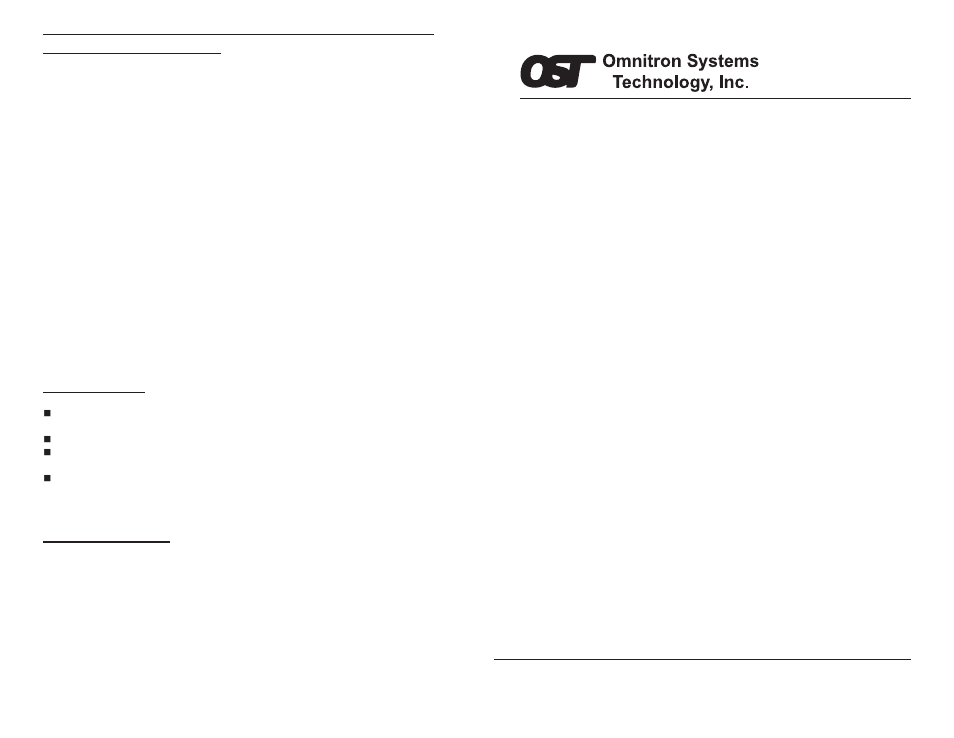 Omnitron Systems Technology FlexPoint Powered Chassis 48VDC Power-Redundant User Manual | 4 pages