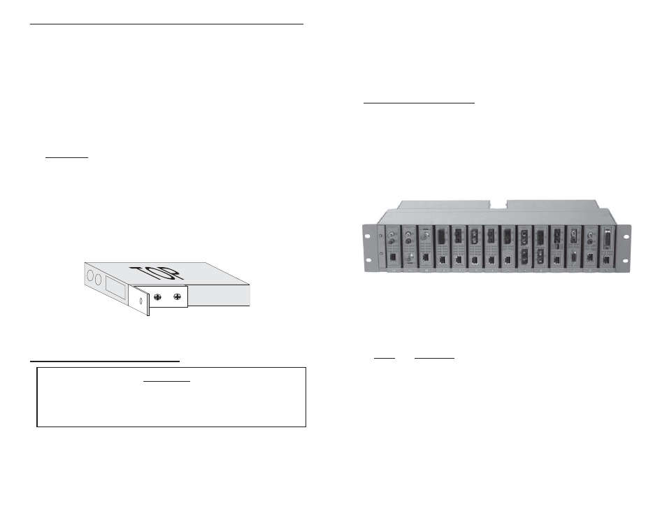 Flexpoint, Powered chassis user’s manual | Omnitron Systems Technology FlexPoint Powered Chassis 48VDC Power-Redundant User Manual | Page 3 / 4