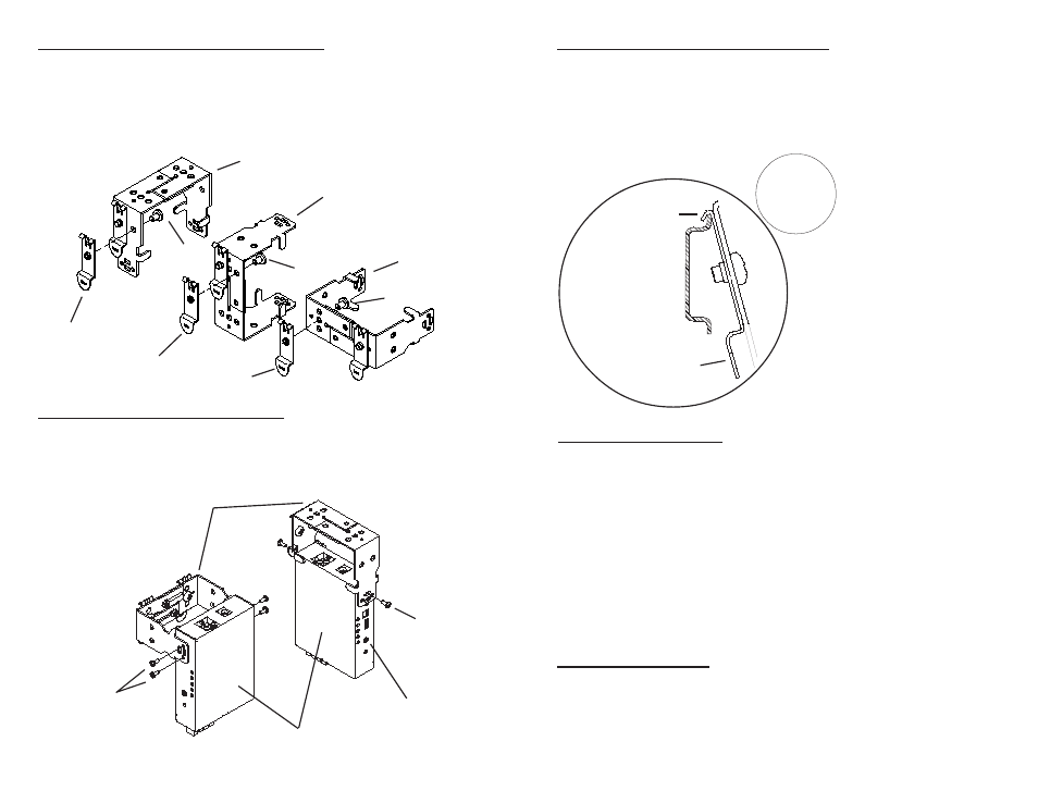Omnitron Systems Technology Universal DIN Rail Mounting Bracket 8250-0 User Manual | Page 2 / 2