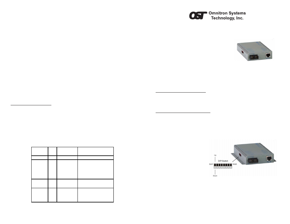 Omnitron Systems Technology iConverter Gx AN Standalone Module User Manual | 2 pages