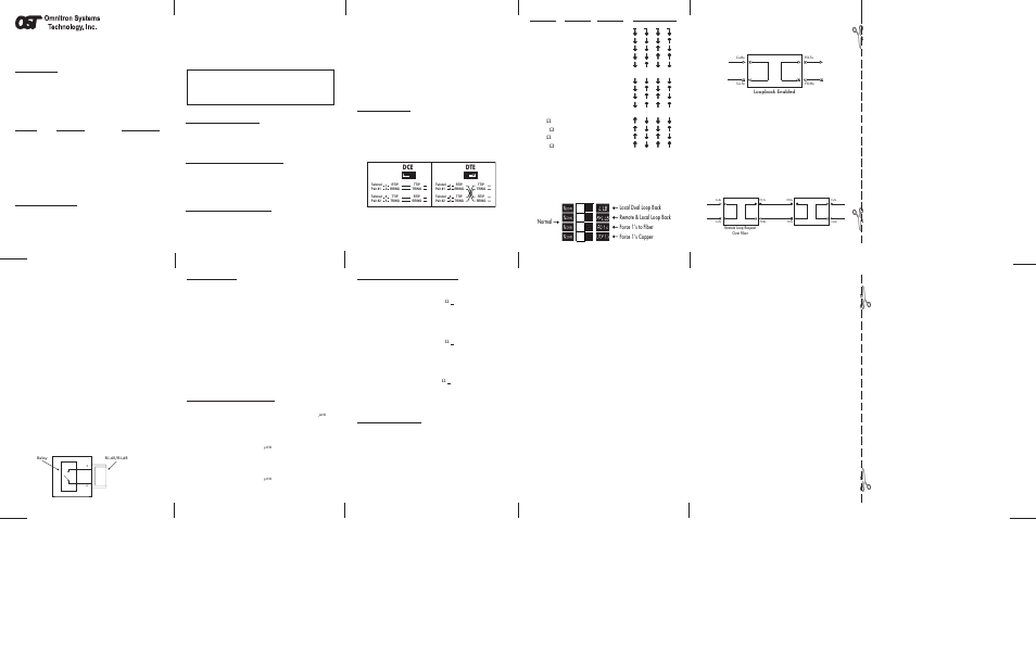 Omnitron Systems Technology E1 User Manual | 1 page