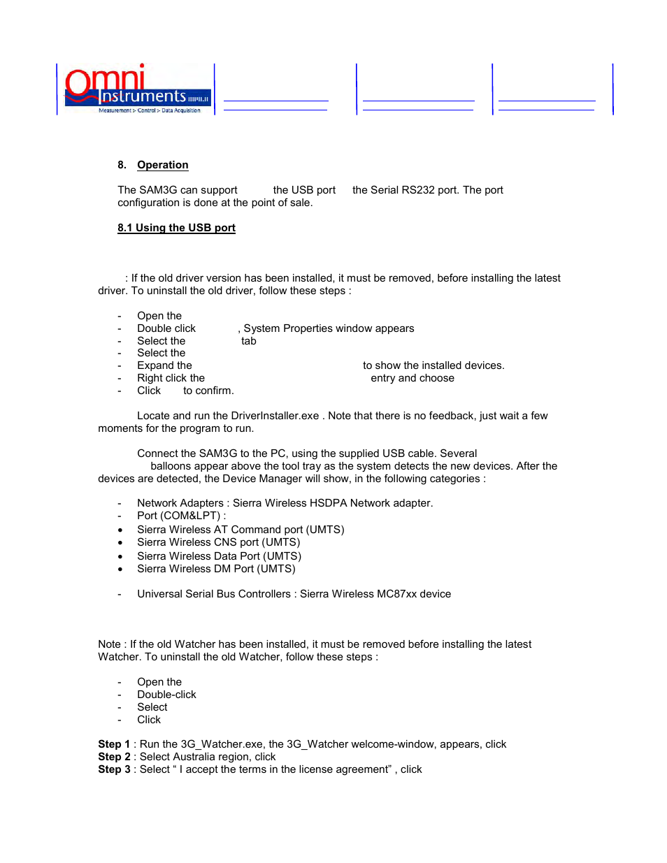 Omnitron Systems Technology SAM3G User Manual | Page 13 / 15