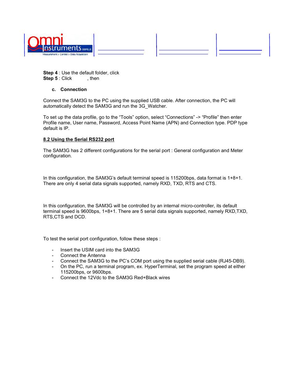 Omnitron Systems Technology SAM3G User Manual | Page 14 / 15