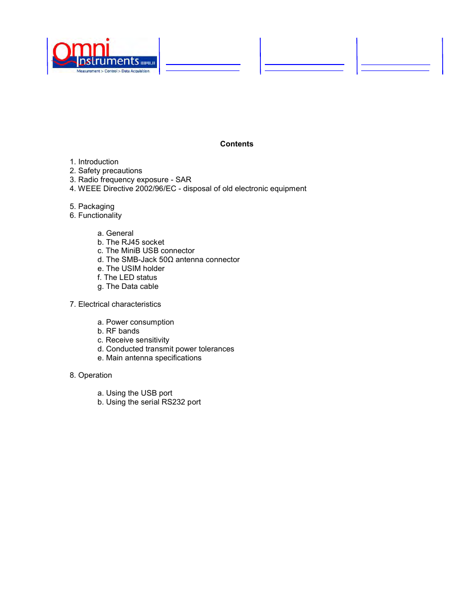 Omnitron Systems Technology SAM3G User Manual | Page 2 / 15