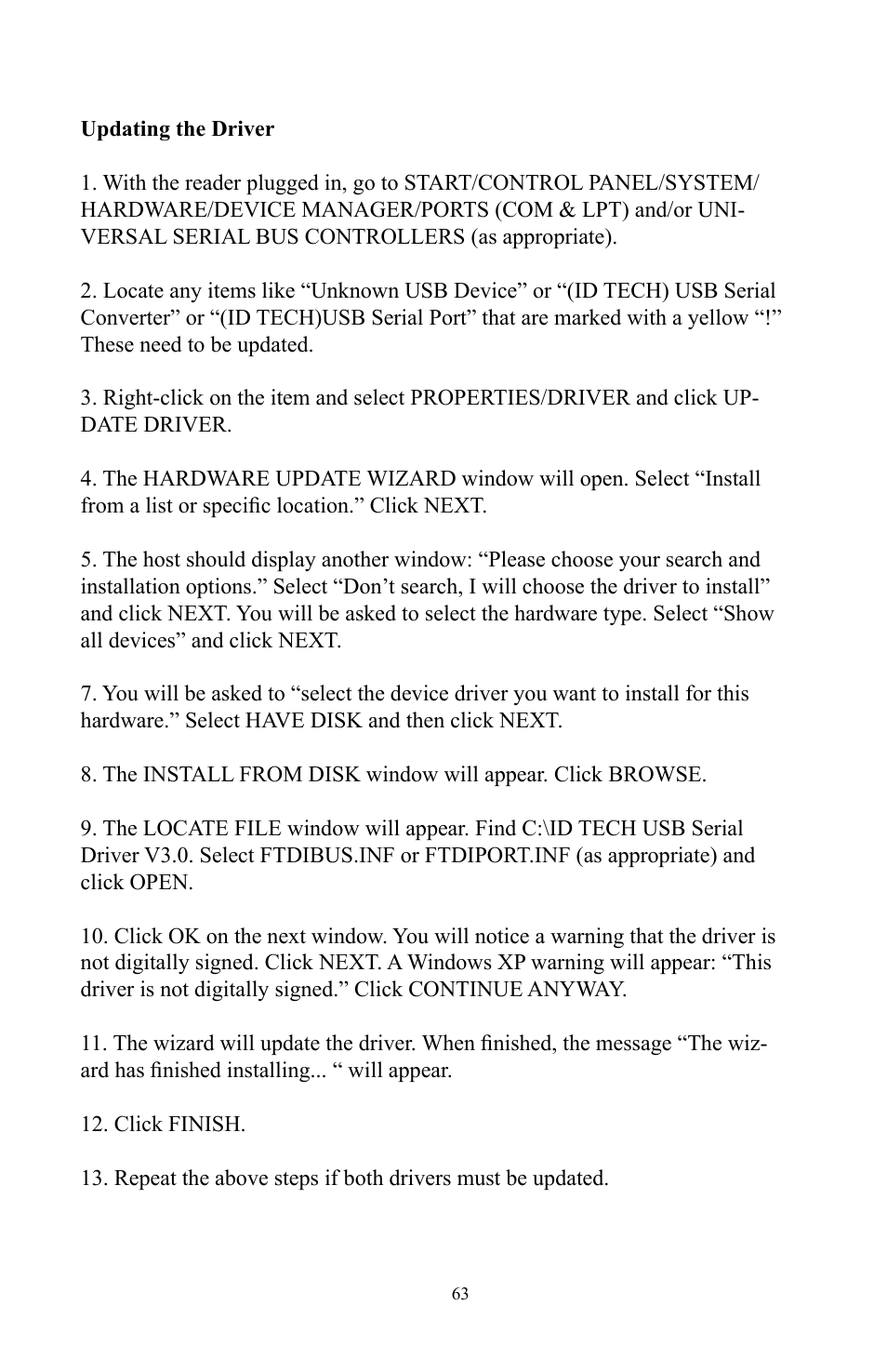 Omnitron Systems Technology RS-232 User Manual | Page 69 / 71