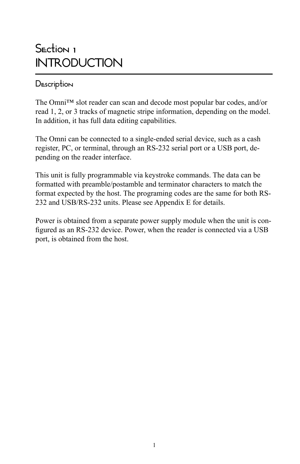Omnitron Systems Technology RS-232 User Manual | Page 7 / 71