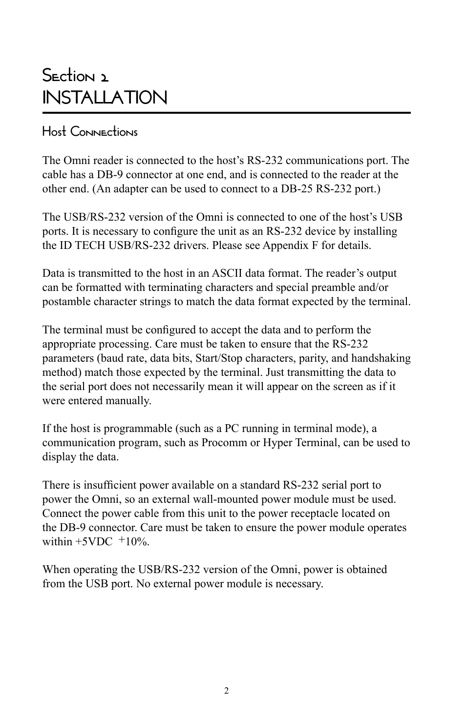 Omnitron Systems Technology RS-232 User Manual | Page 8 / 71
