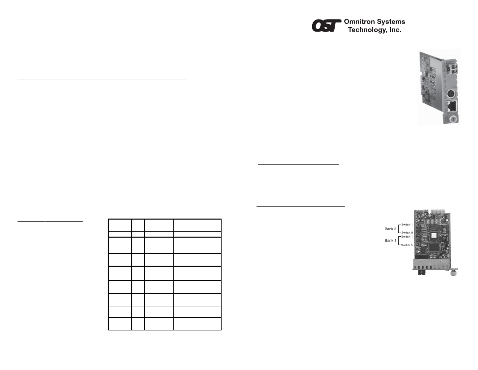 Omnitron Systems Technology iConverter GXTM Plug-in Module User Manual | 2 pages