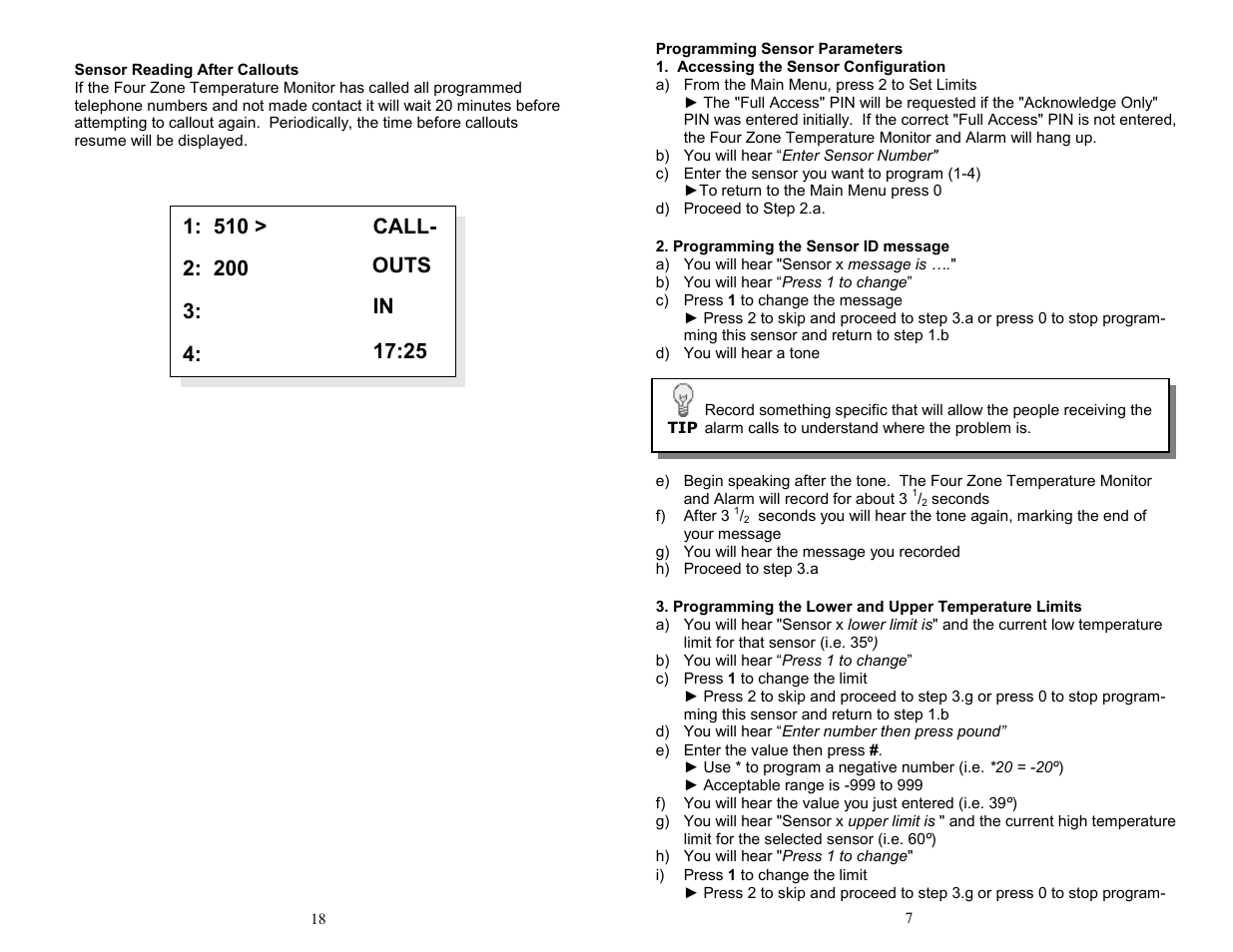 Omega Engineering Four Zone Temperature OMA-VM520-DCP User Manual | Page 7 / 12