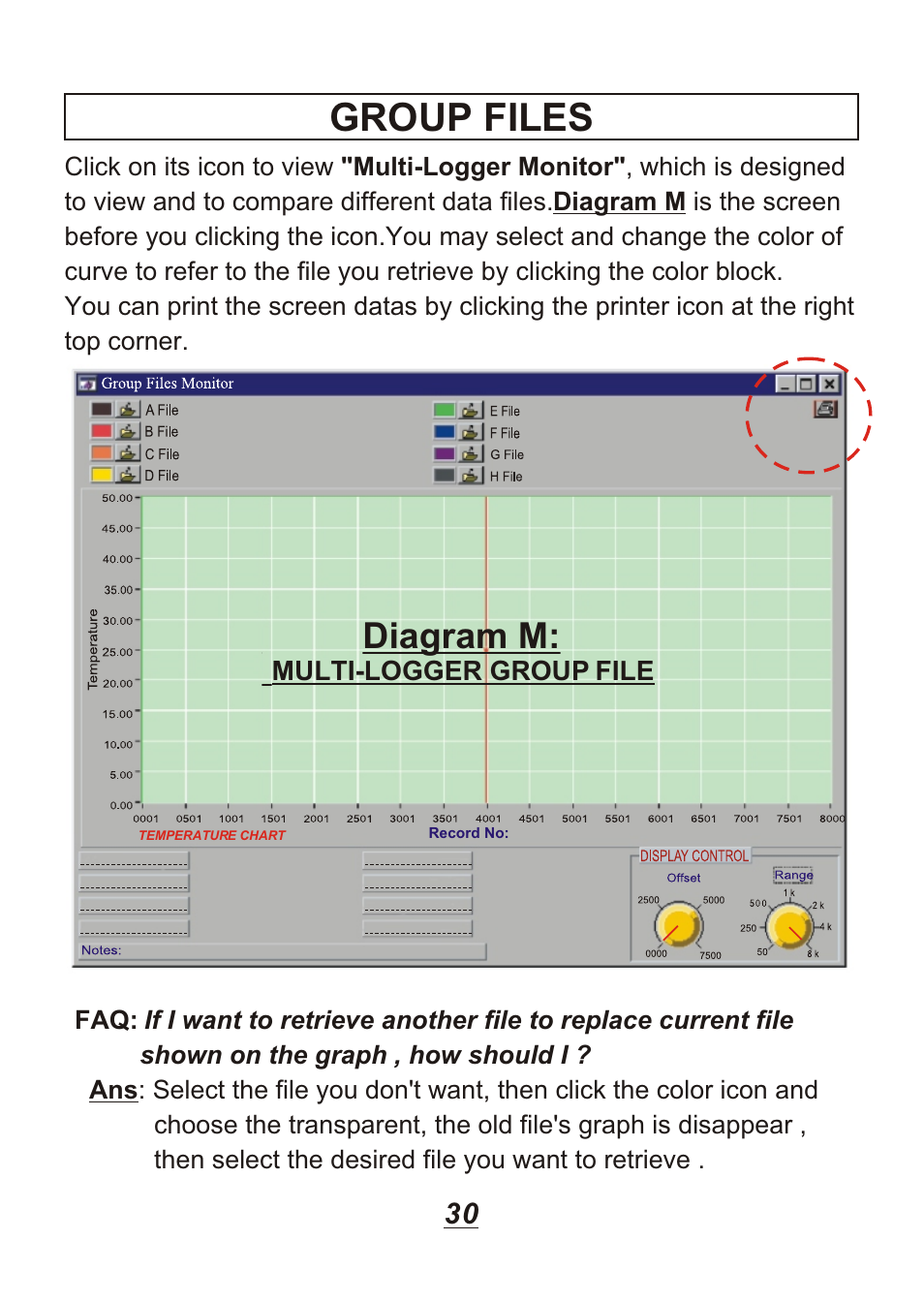 Group files, Diagram m | Omega Engineering OM88128 User Manual | Page 33 / 45