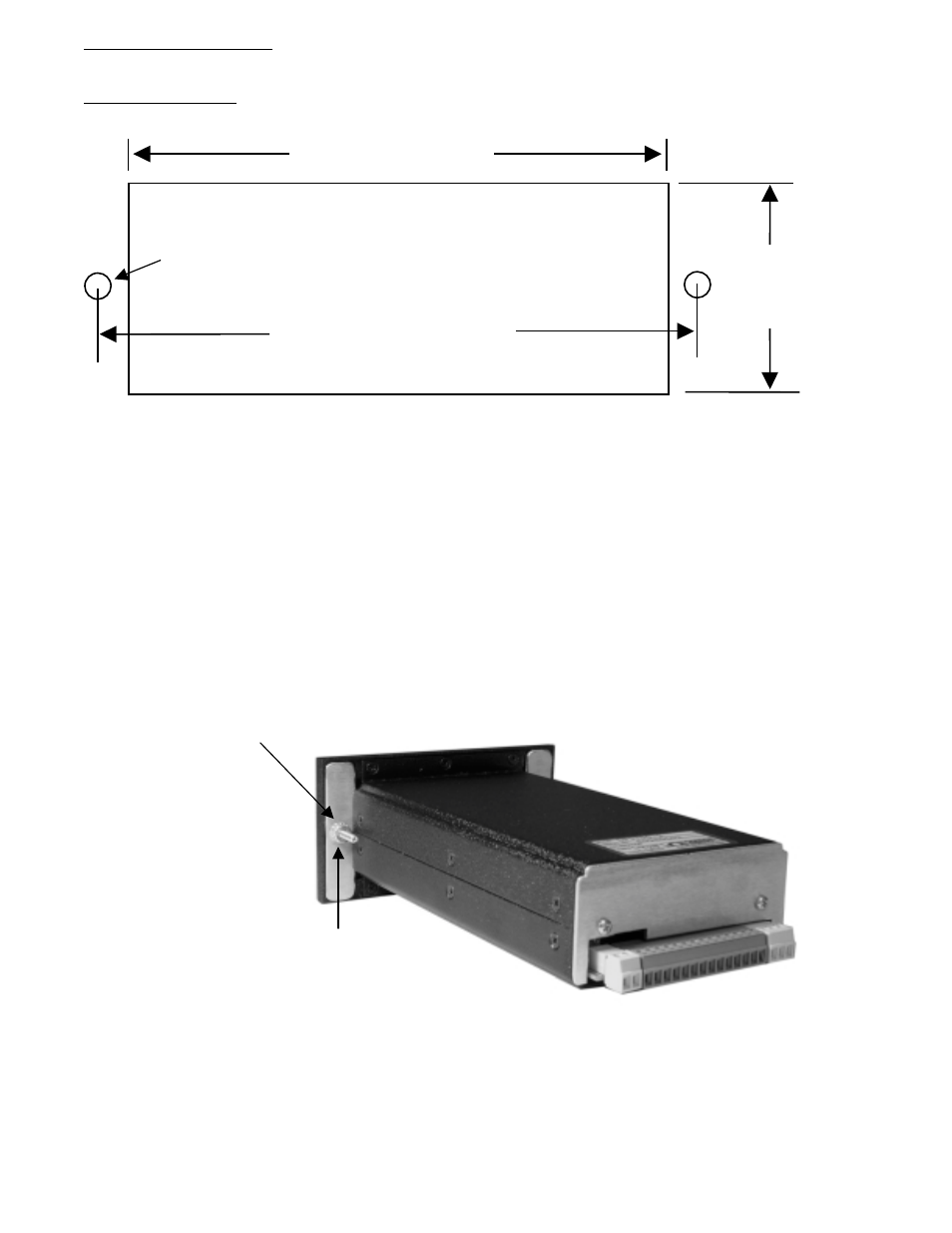 Figure 4. panel cutout dimensions, Warranty/disclaimer, Mounting | 70” (94mm), 45mm) | Omega Engineering DP3300 Series User Manual | Page 25 / 28