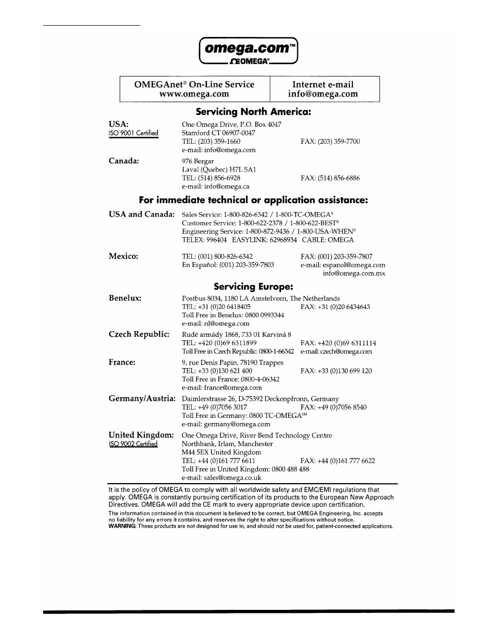 Omega Engineering DP3300 Series User Manual | Page 27 / 28
