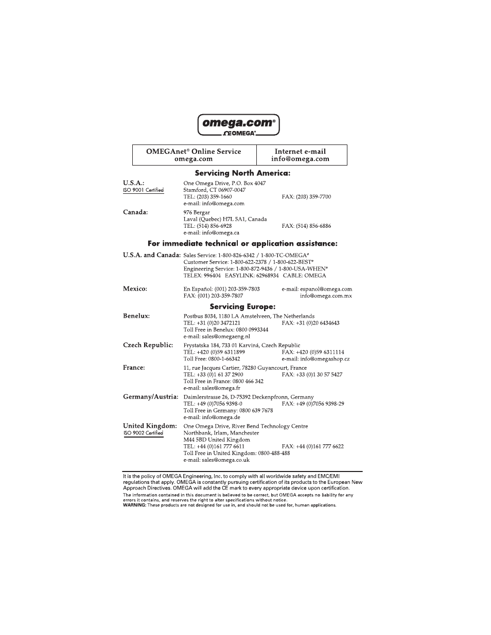 Omega Engineering OM-EL-WIN-USB OM-EL-USB-TC User Manual | Page 2 / 12