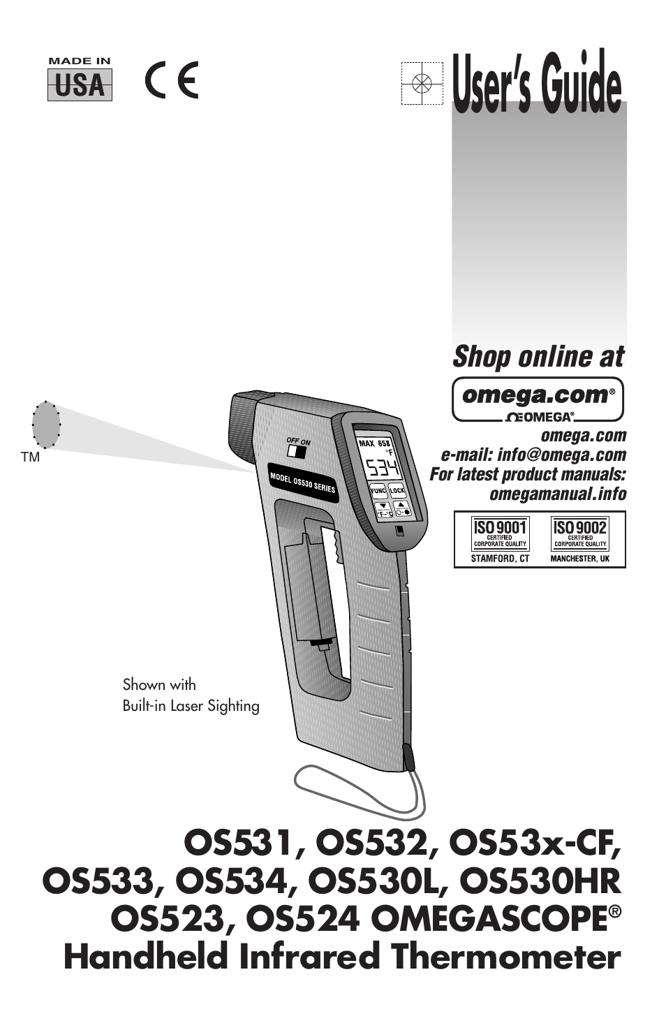 Omega Engineering OMEGASCOPE OS533 User Manual | 78 pages