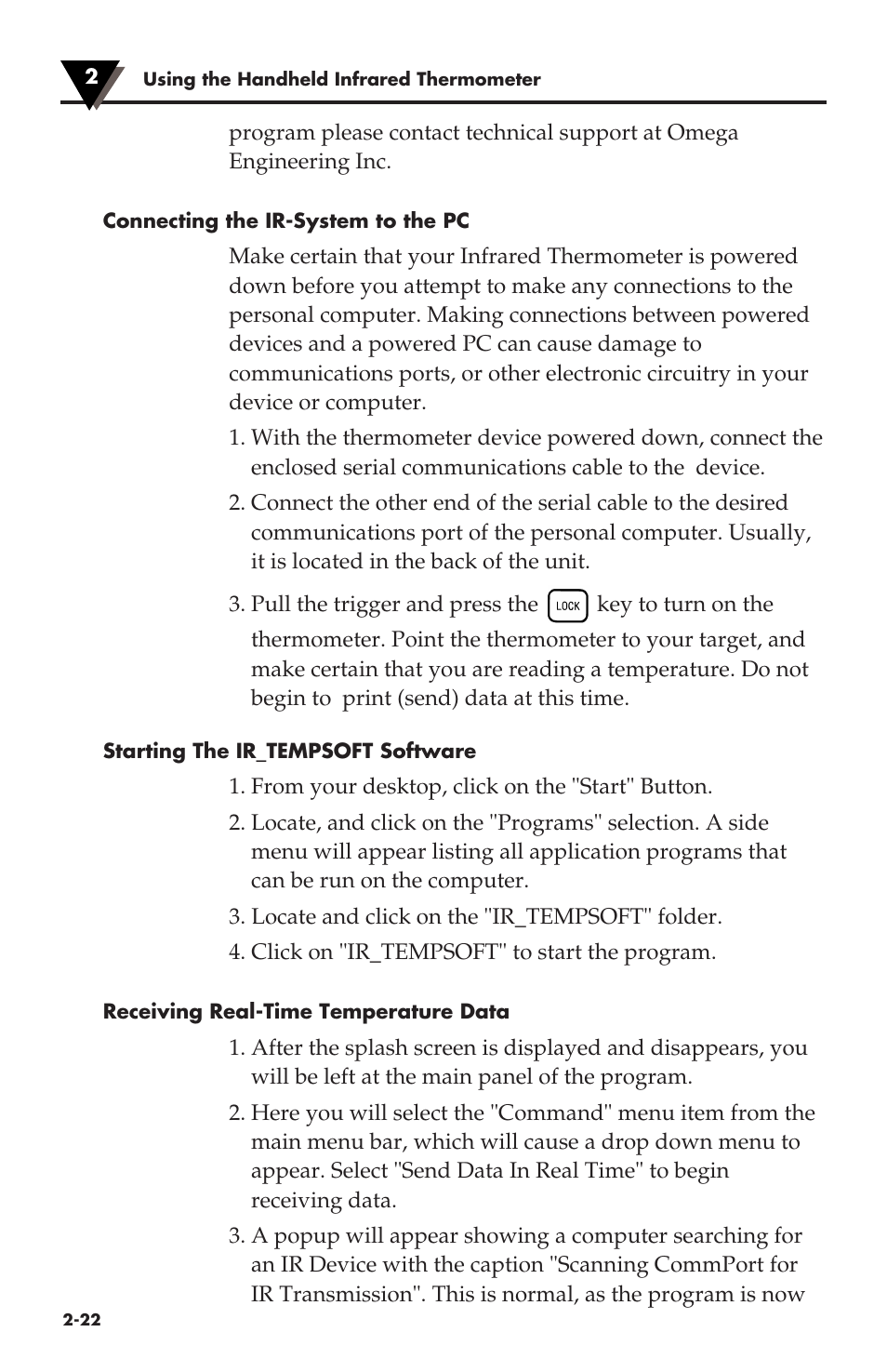 Omega Engineering OMEGASCOPE OS533 User Manual | Page 37 / 78