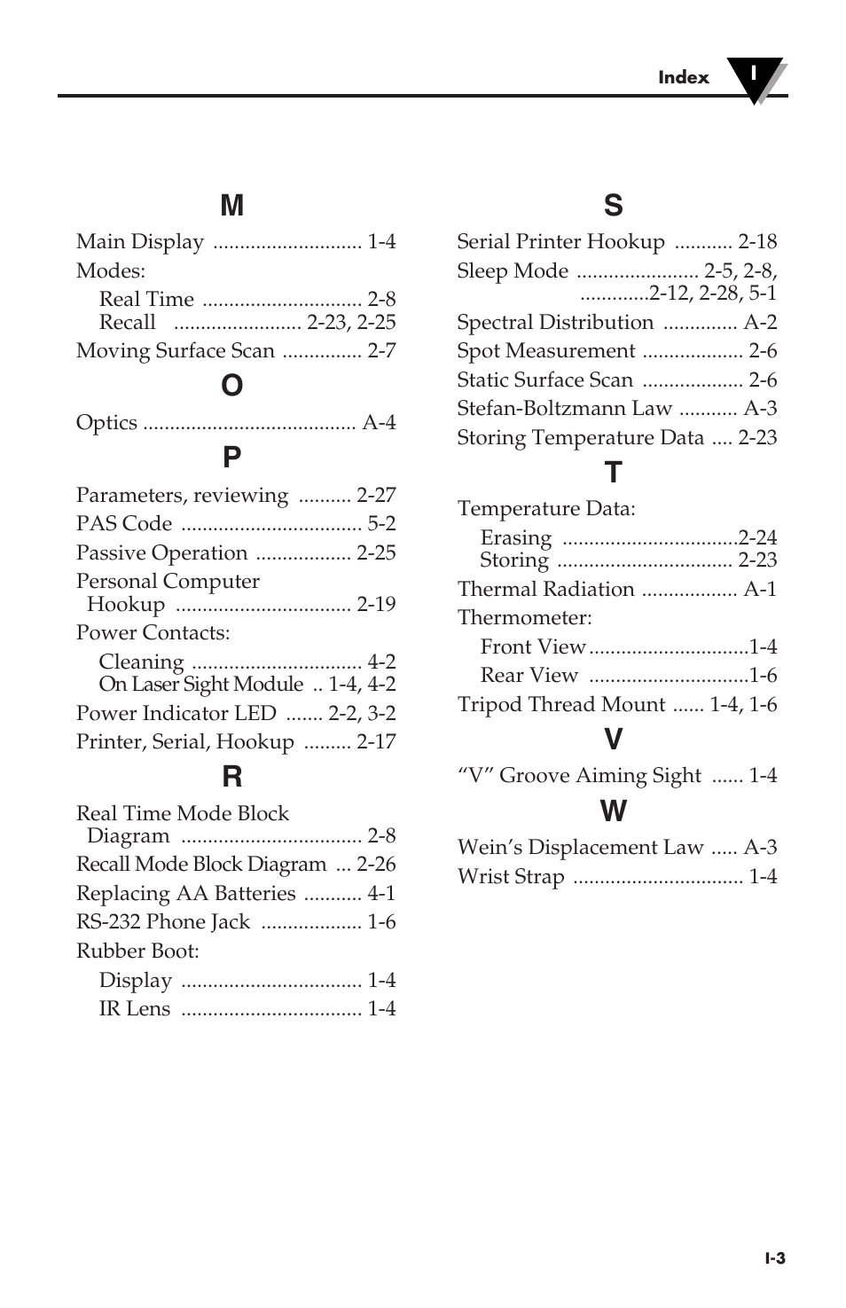 Omega Engineering OMEGASCOPE OS533 User Manual | Page 76 / 78