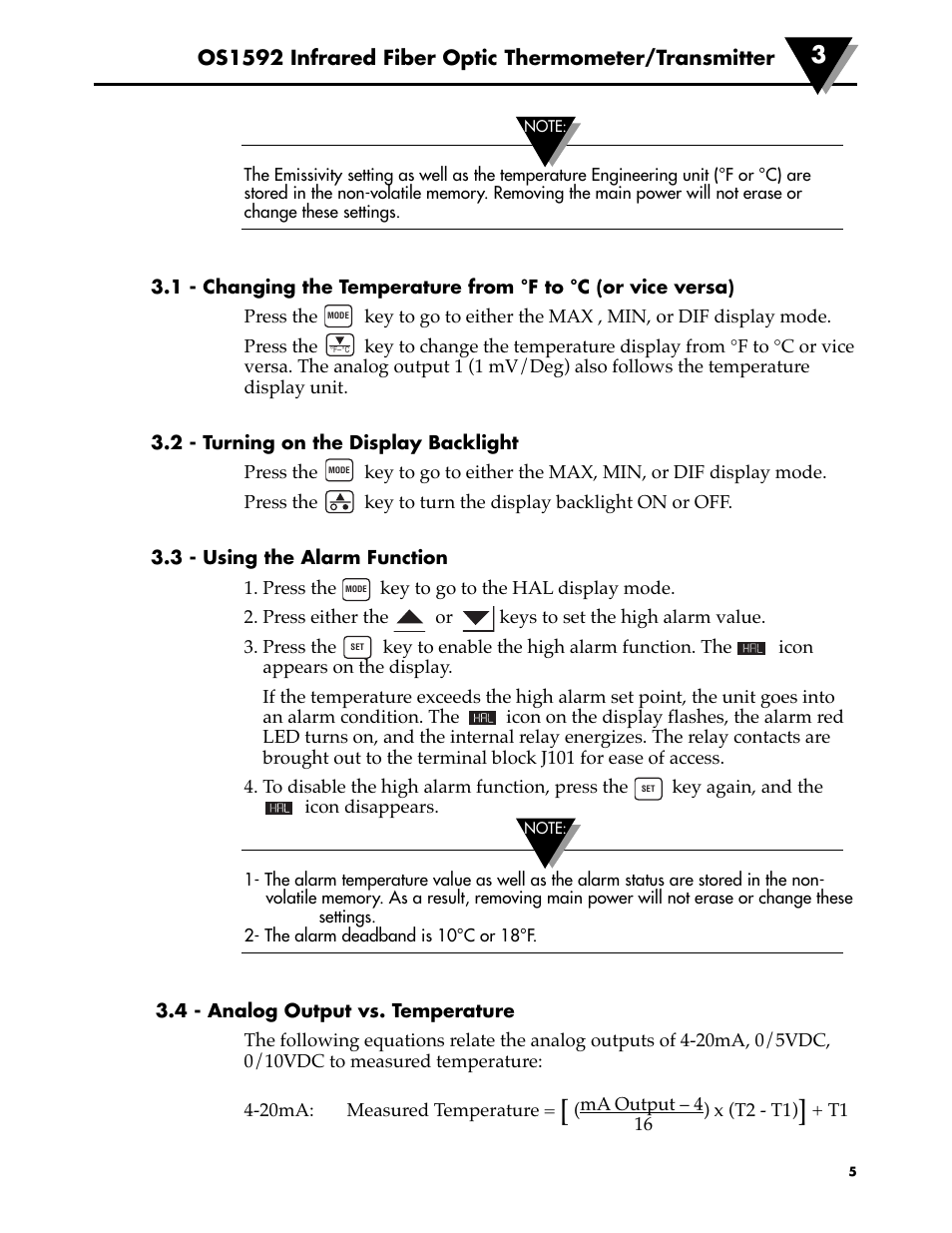 Omega Engineering OS1592 User Manual | Page 10 / 18