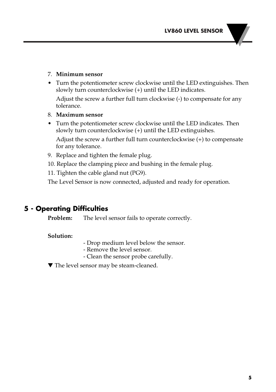 Omega Engineering LV860 User Manual | Page 9 / 12