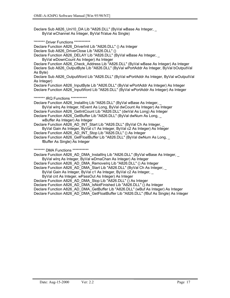 Omega Engineering OME-A826PG User Manual | Page 19 / 60