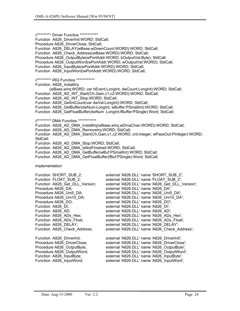 Omega Engineering OME-A826PG User Manual | Page 26 / 60