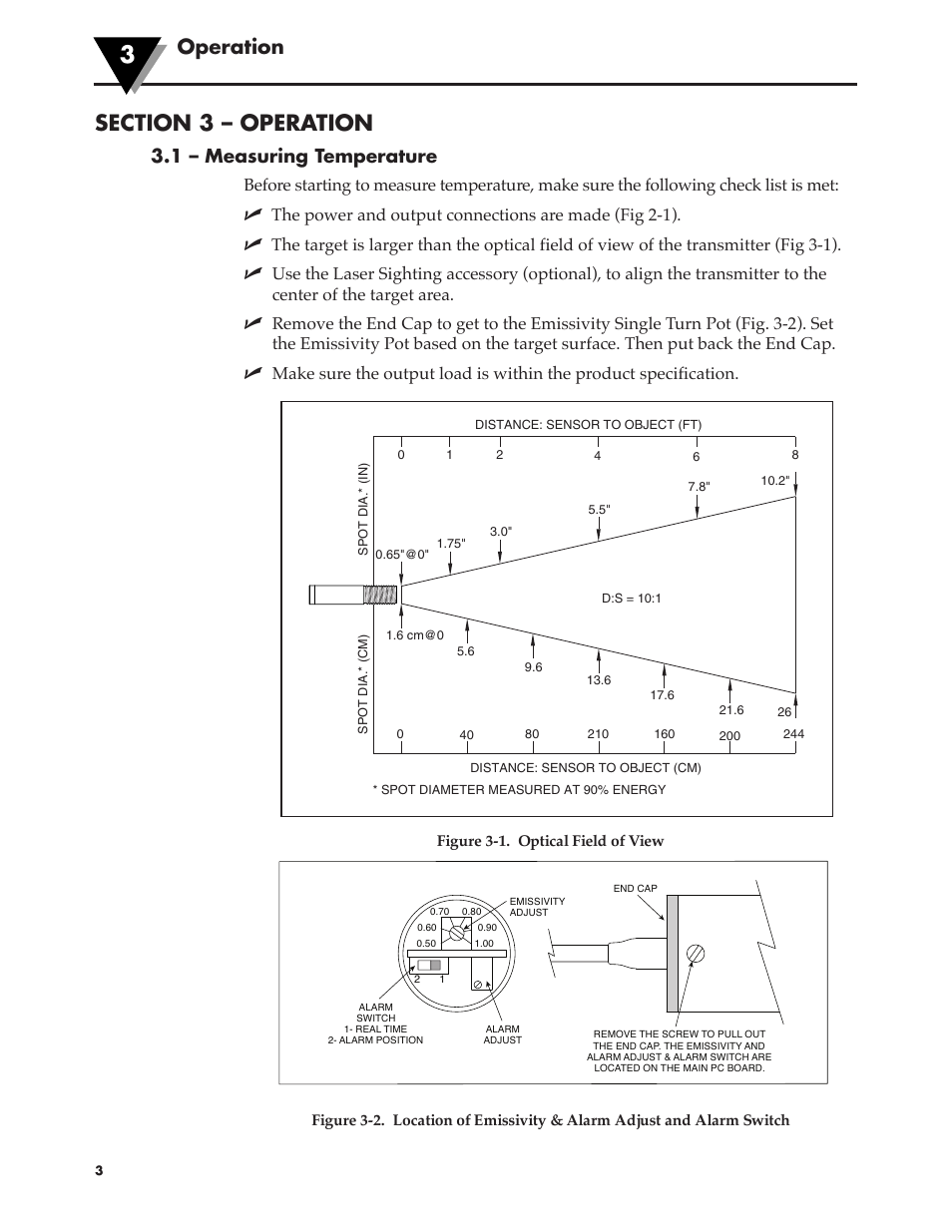 Operation, 1 – measuring temperature | Omega OS137 User Manual | Page 8 / 20