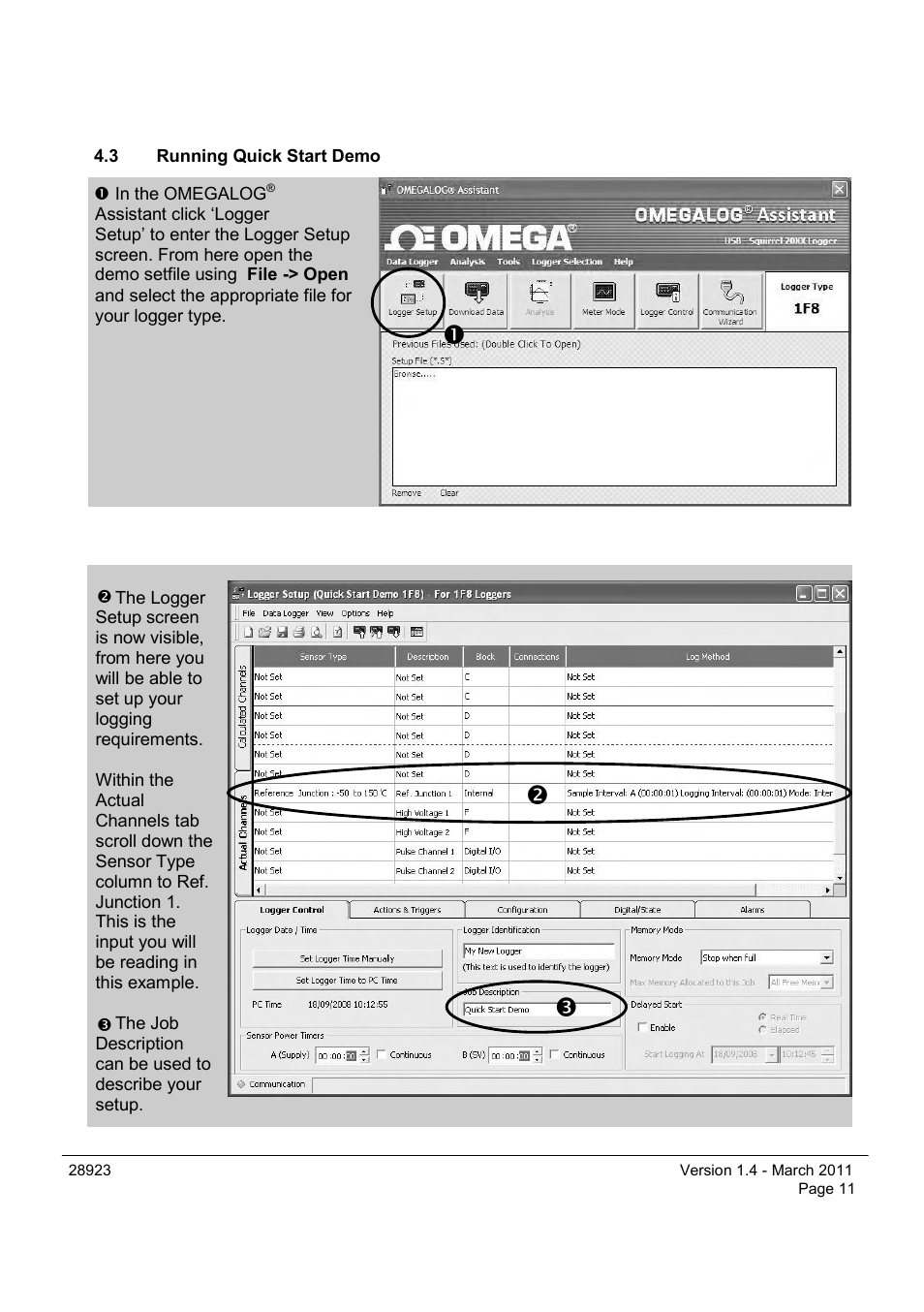 Omega Engineering OM-SQ2040 Series User Manual | Page 11 / 28