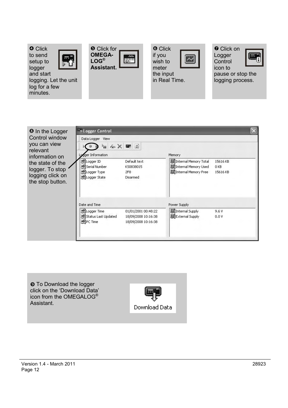 Omega Engineering OM-SQ2040 Series User Manual | Page 12 / 28