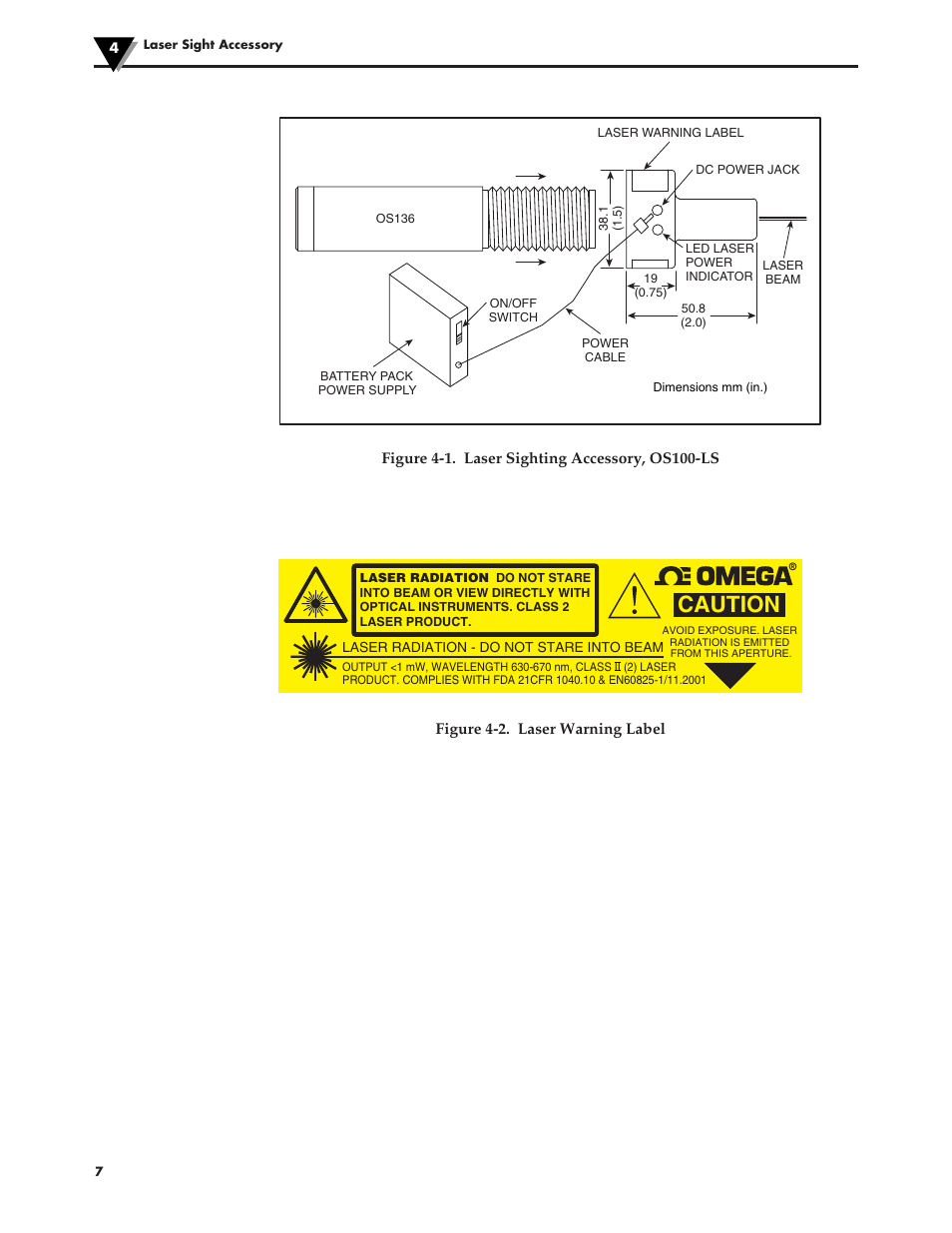 Caution | Omega Engineering OS136 User Manual | Page 12 / 16