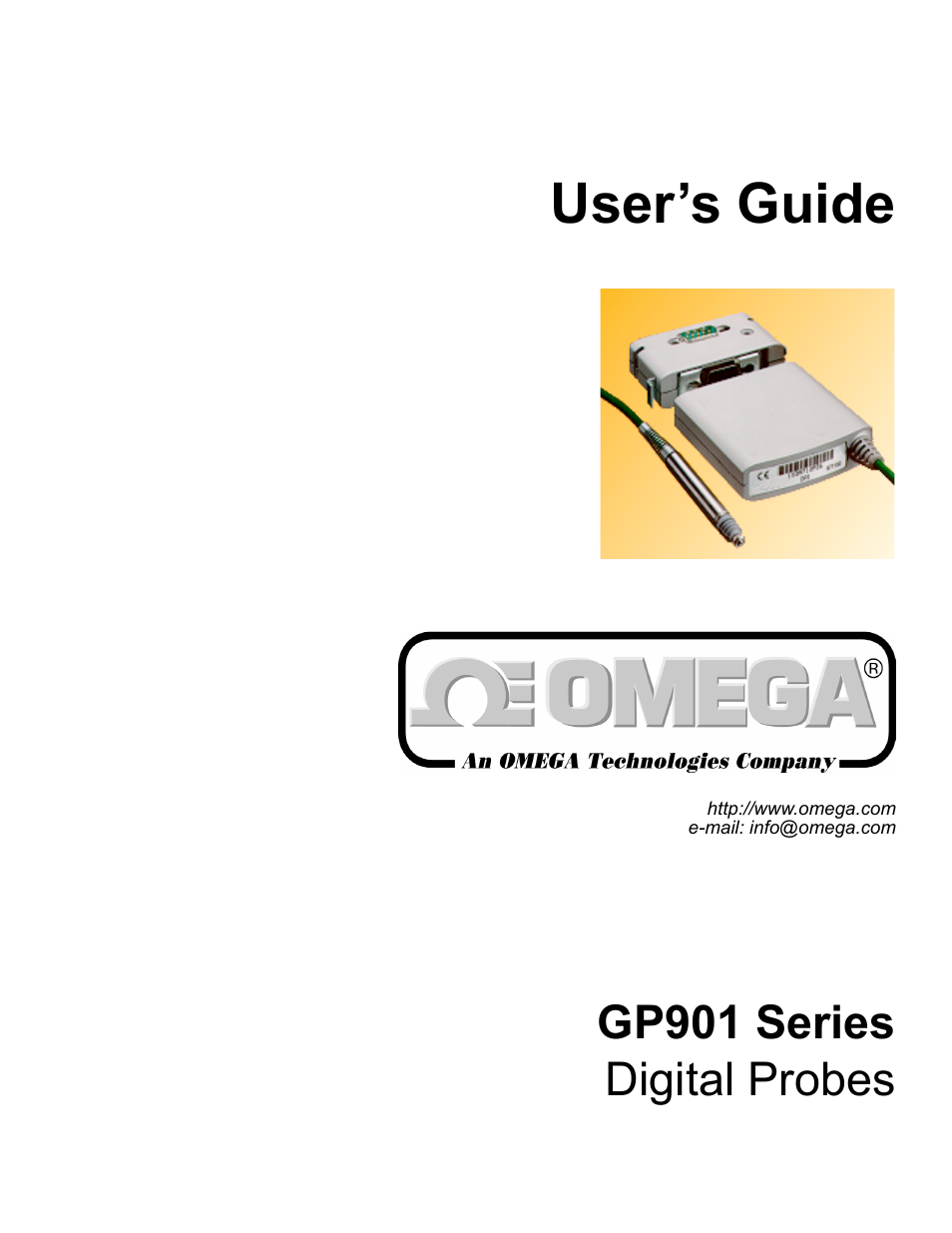 Omega Engineering GP901 User Manual | 12 pages