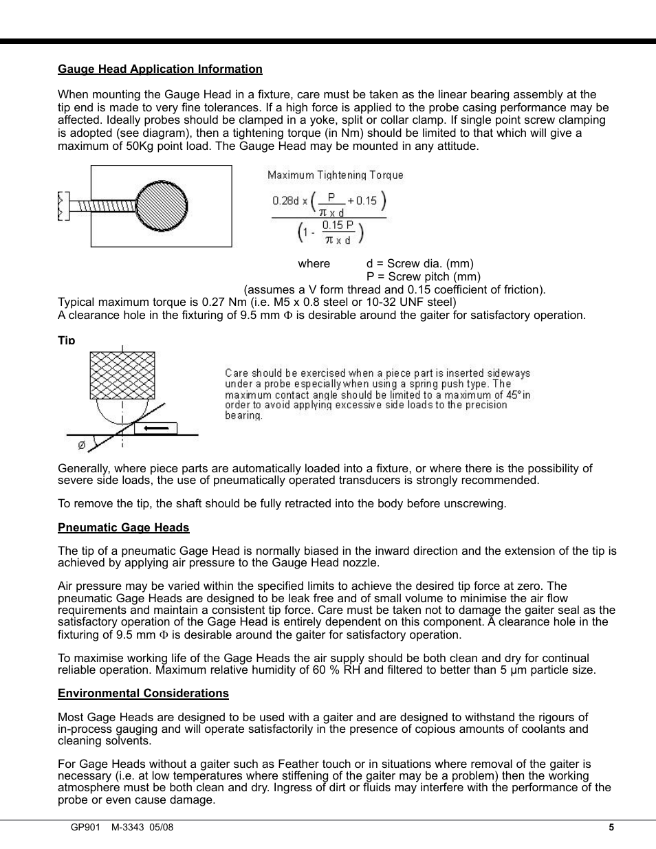 Omega Engineering GP901 User Manual | Page 5 / 12