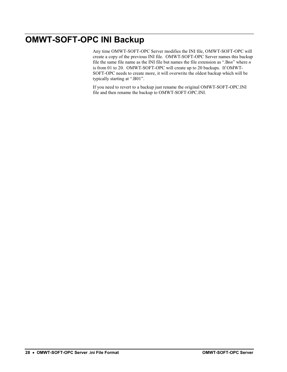 Repeater, Dual discrete output, Omwt-soft-opc ini backup | Omega Engineering M-4066 User Manual | Page 32 / 63