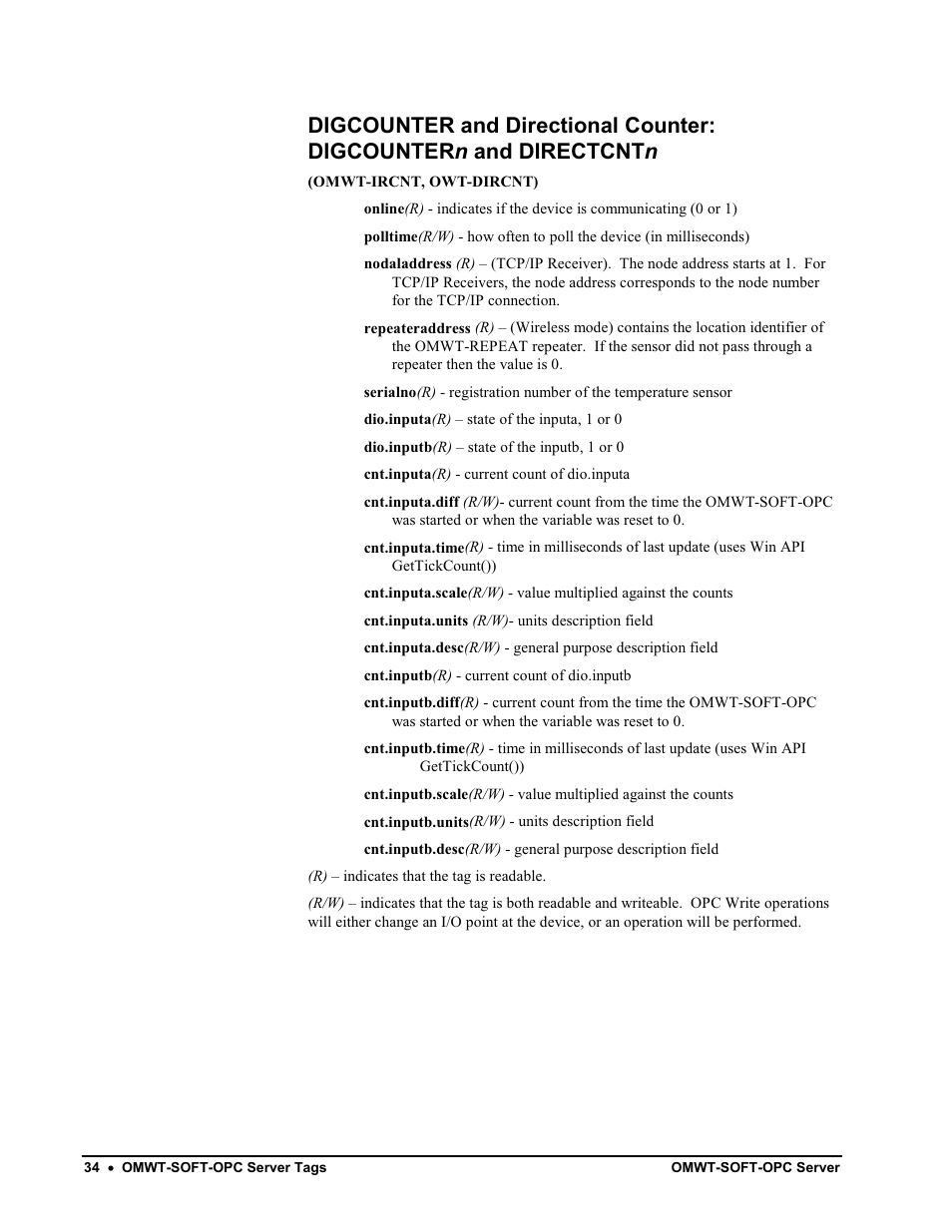 Digital i/o: digitaln | Omega Engineering M-4066 User Manual | Page 38 / 63
