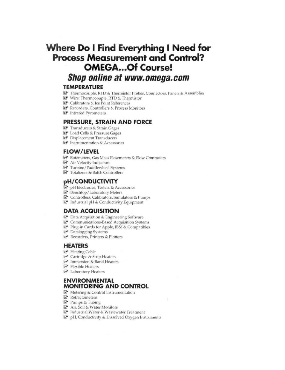 Omega Engineering CDE-45P User Manual | Page 14 / 14
