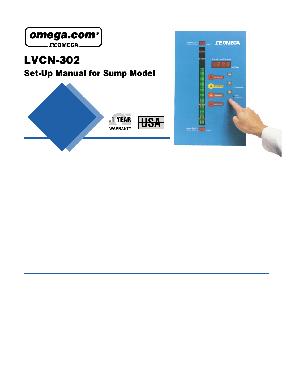 Omega Engineering LVCN-302 User Manual | 7 pages