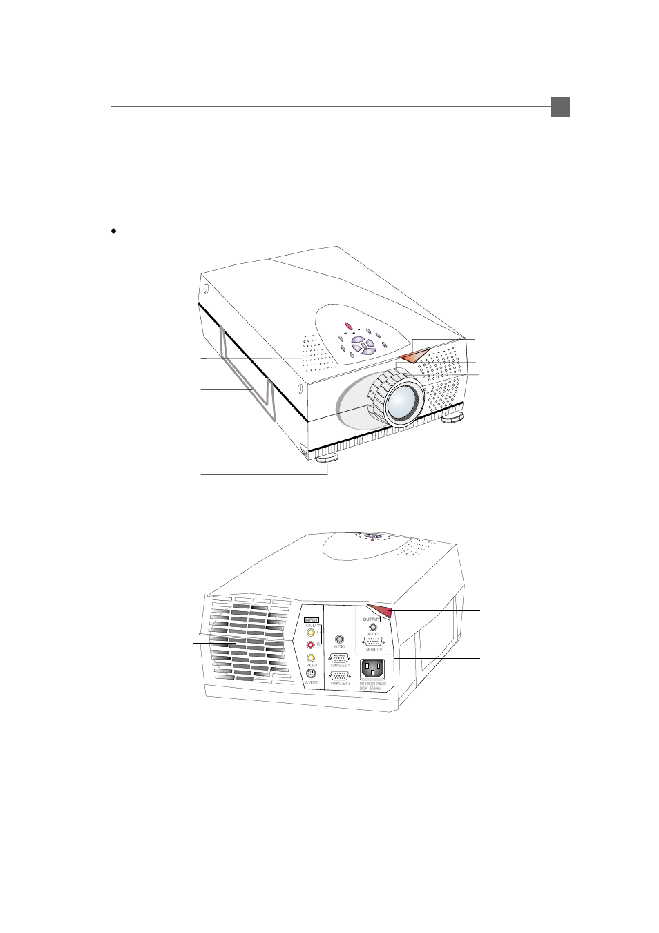 Installation, Product overview, Wmain unit | Optoma Optoma EP 610 (H) User Manual | Page 5 / 25