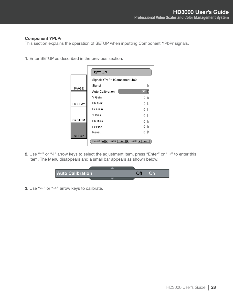 Hd3000 user’s guide | Optoma HD3000 User Manual | Page 28 / 62