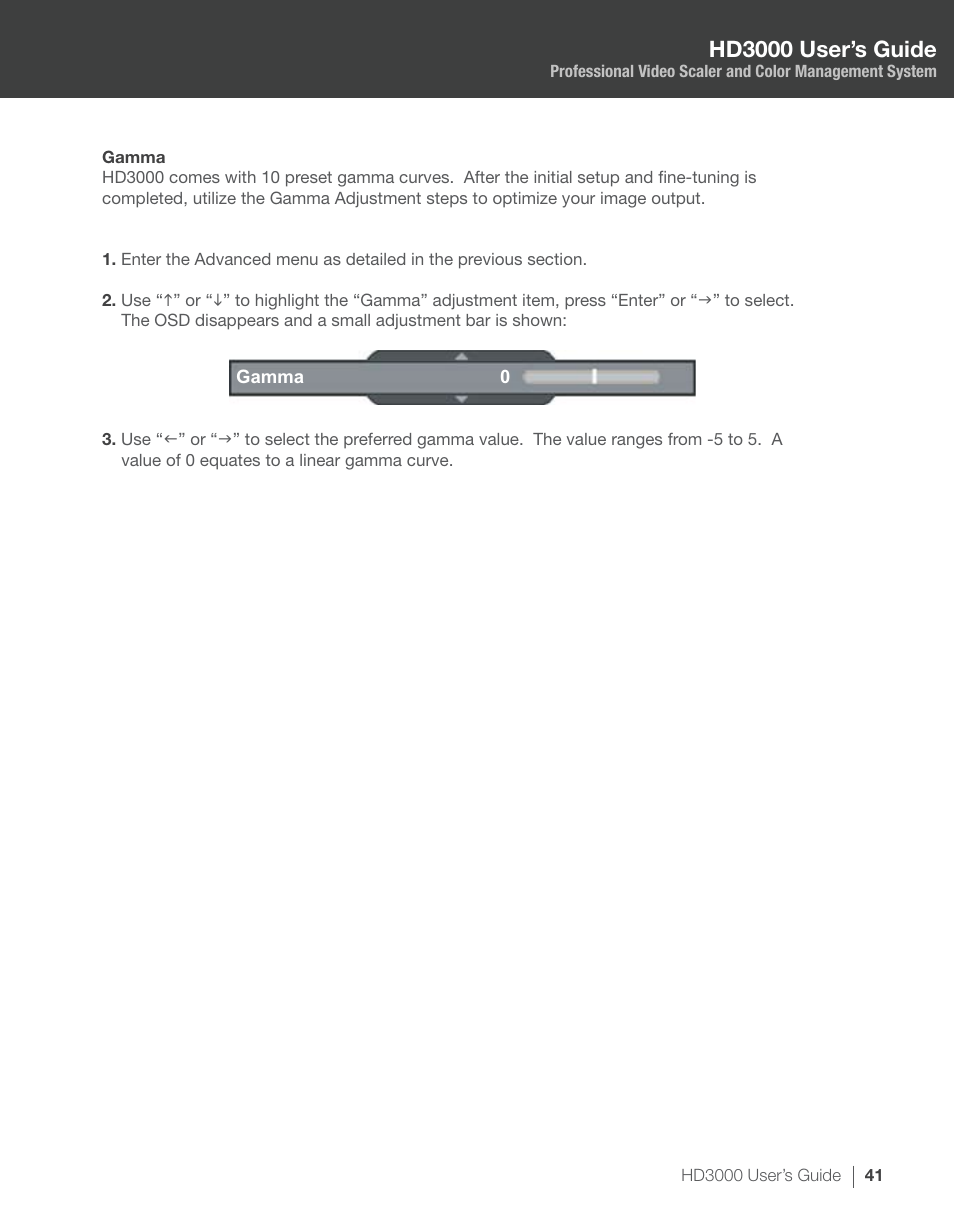 Hd3000 user’s guide | Optoma HD3000 User Manual | Page 41 / 62