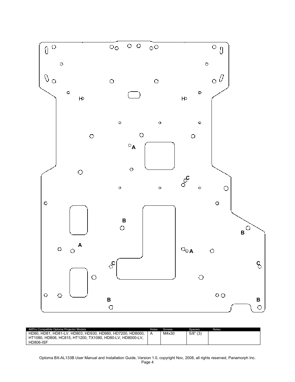 Optoma BX-AL133B User Manual | Page 4 / 8